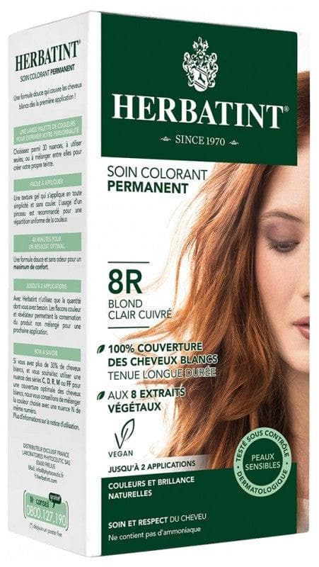 Herbatint Permanent Color Care 150ml Hair Colour: 8R Light Blond Copper