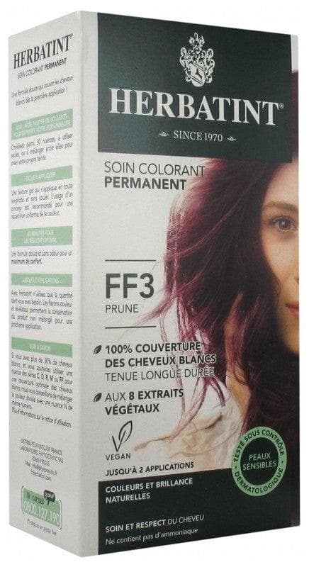 Herbatint Permanent Color Care 150ml Hair Colour: FF3 Plum