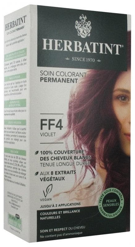 Herbatint Permanent Color Care 150ml Hair Colour: FF4 Purple