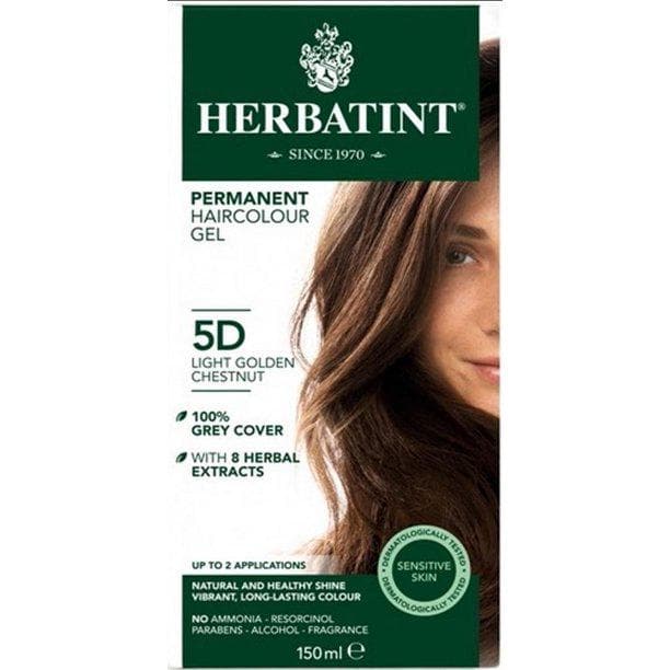 Herbatint Permanent Hair Color Gel 5d Light Golden Brown
