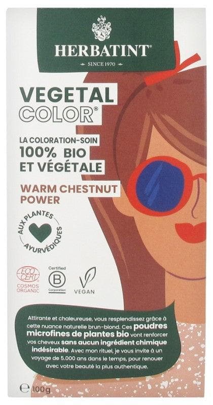 Herbatint Vegetal Color Bio 100g Hair Colour: Warm Chestnut Power