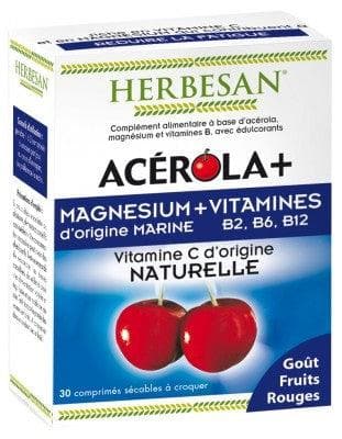 Herbesan - Acerola + Magnesium + Vitamins 30 Tablets