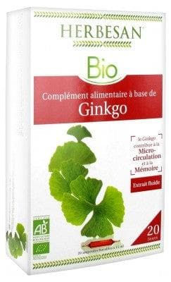 Herbesan - Bio Ginkgo 20 Phials of 15ml