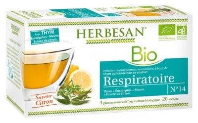 Herbesan - Infusion Bio Respiratory 20 Sachets