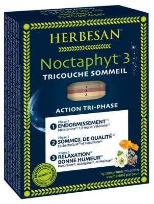 Herbesan - Noctaphyt 3 Three-layer Sleep 15 Tablets