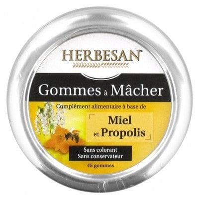Herbesan - Propolis Honey Gums to Chew 45 Gums