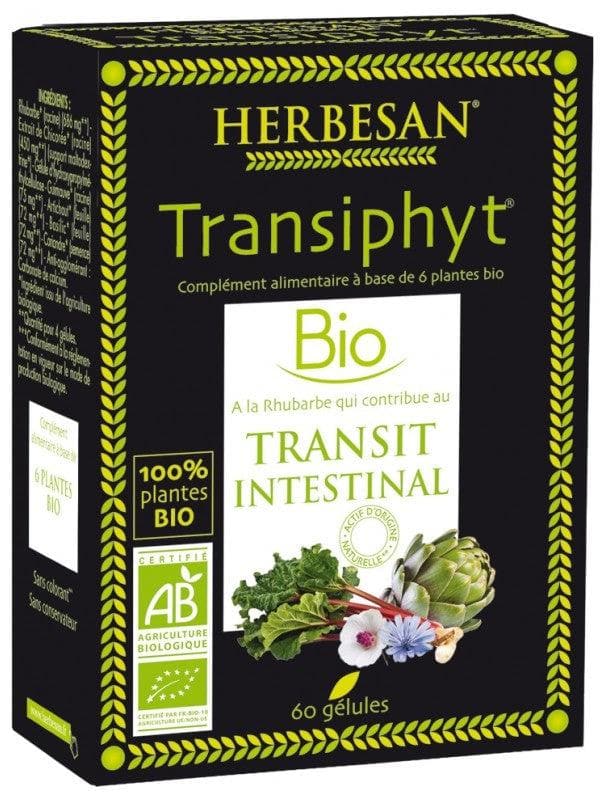 Herbesan Transiphyt Intestinal Transit 60 Organic Capsules