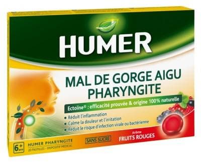 Humer - Acute Sore Throat Pharyngitis 20 Lozenges