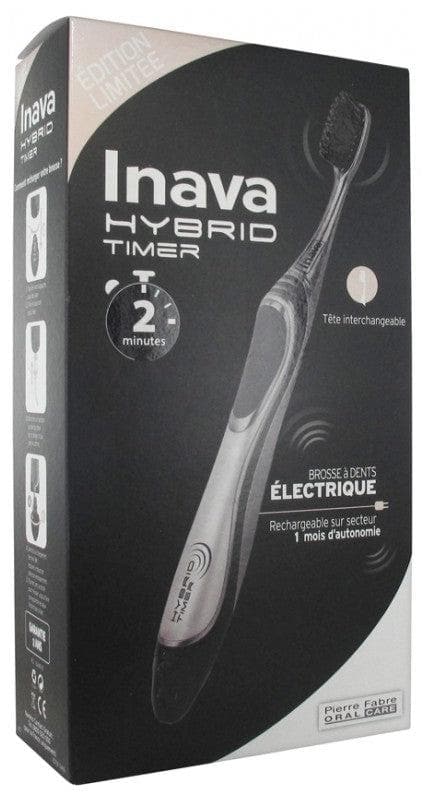 Inava Hybrid Timer Electric Toothbrush Limited Edition Colour: Black
