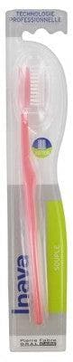 Inava - Soft Toothbrush 20/100 - Colour: Pink