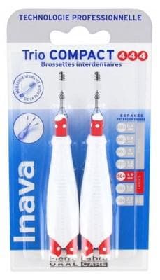 Inava - Trio Compact 6 Interdental Brushes