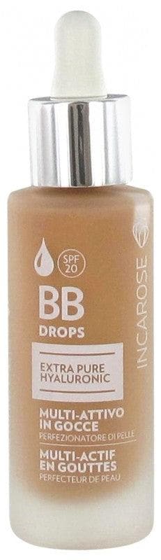 Incarose Extra Pure Hyaluronic BB Drops Skin Perfector Multi-Active Drops SPF20 30ml Colour: Medium