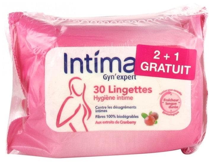 Intima Gyn'Expert 3 x 30 Wipes Including 30 Free