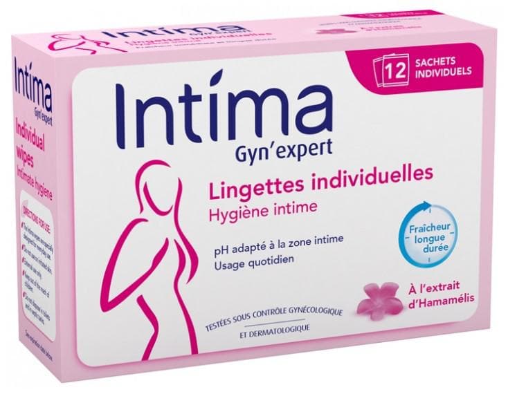 Intima Gyn'Expert Individual te Hygiene Wipes 12 Sachets
