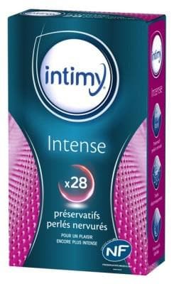 Intimy - Intense 28 Bearded Veined Condoms