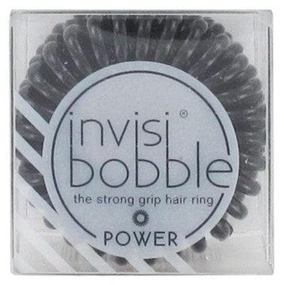 Invisibobble - Power 3 Hair Rings - Colour: True Black