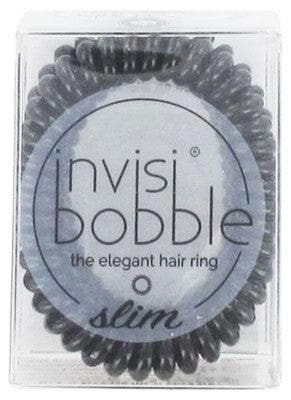 Invisibobble - Slim 3 Hair Rings - Colour: True Black