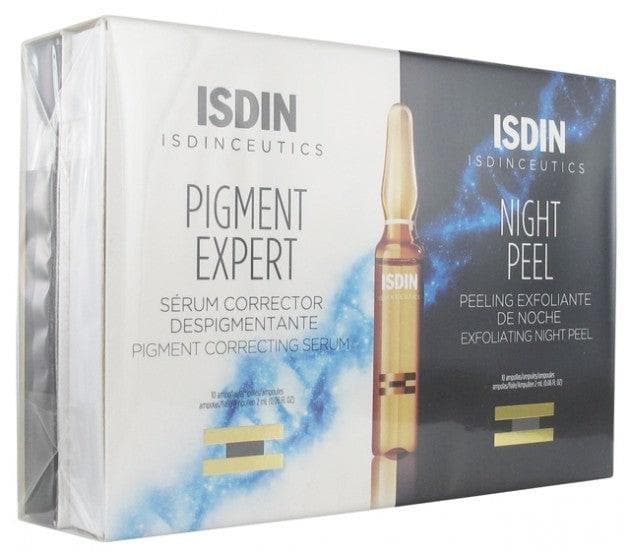 Isdin ceutics Pigment Expert Pigment Correcting Serum 10 Phials + Night Peel Exfoliating Night Peel 10 Phials