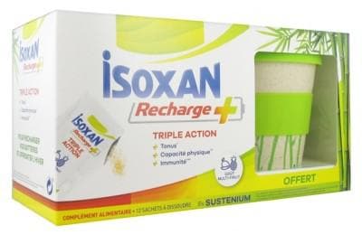 Isoxan - Recharge+ 12 Sachets + 1 Free Mug in Bamboo