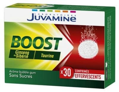 Juvamine - Boost Ginseng Taurine 30 Effervescent Tablets