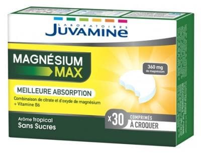 Juvamine - Magnesium Max 30 Tablets to Crunch