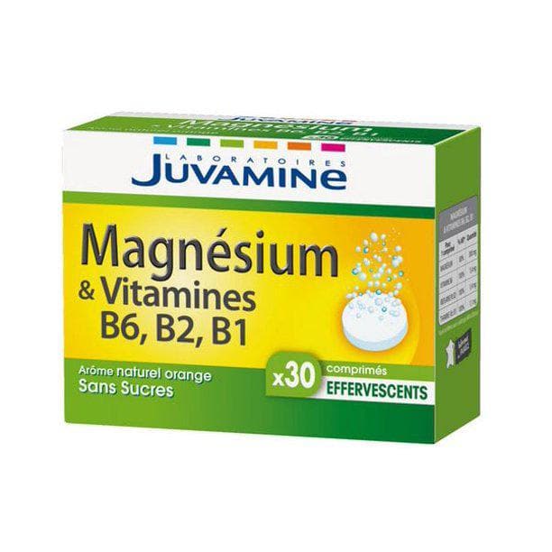 Juvamine Magnesium & Vitamins B6 B2 B1 30 Tablets