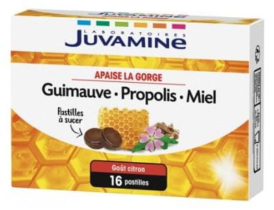 Juvamine - Mallow Propolis Honey 16 Lozenges