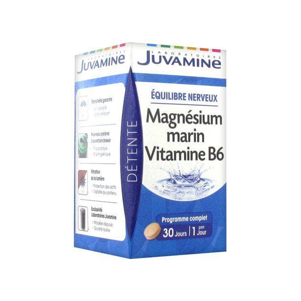 Juvamine Marine Magnesium Vitamin B6 30 Tablets