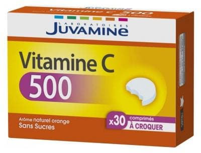 Juvamine - Vitamine C 500 30 Tablets to Crunch