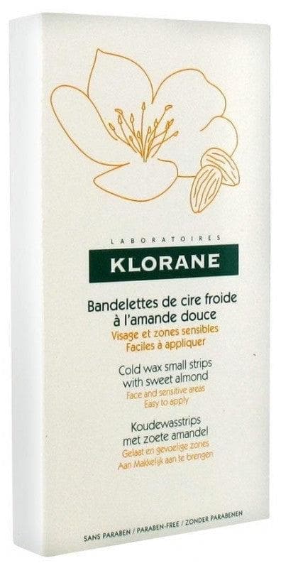 Klorane 6 Double Cold Wax Small Strips With Sweet Almond