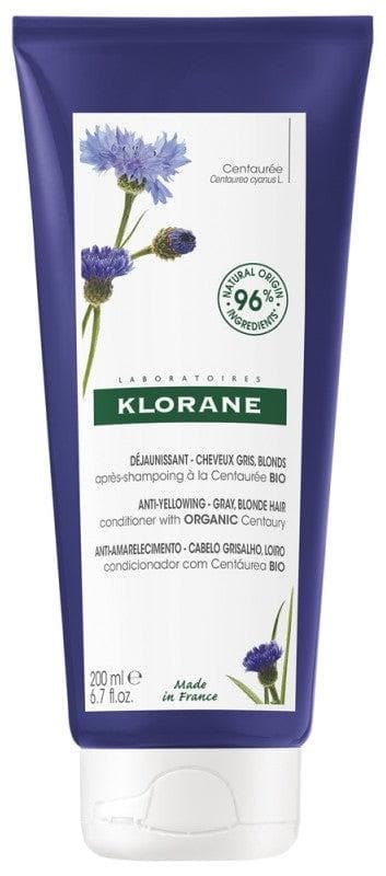 Klorane Anti-Yellowing Gray Blonde Hair Conditioner with Organic Centaury 200ml