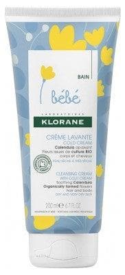 Klorane - Baby Cleansing Cream with Cold Cream 200ml