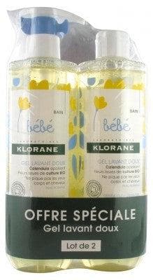 Klorane - Baby Gentle Cleansing Gel 2 x 500ml