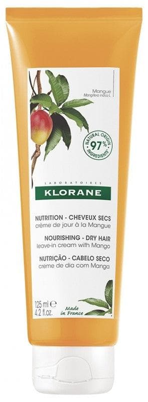 Klorane Nourishing- Dry Hair Leave-In Cream with Mango 125ml