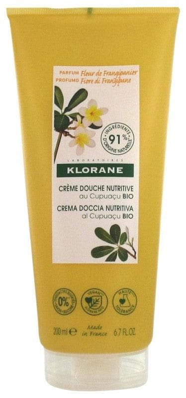 Klorane Nourishing Shower Cream with Organic Cupuaçu Frangipani Flower 200ml