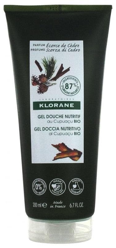 Klorane Nutritive Shower Gel with Cupuaçu Organic Cedar Bark 200ml