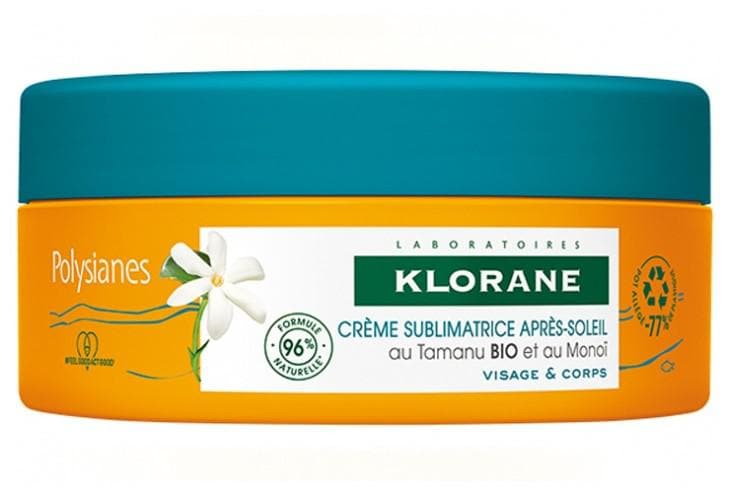 Klorane Polysianes After-Sun Sublimating Cream Tamanu and Monoi 200ml