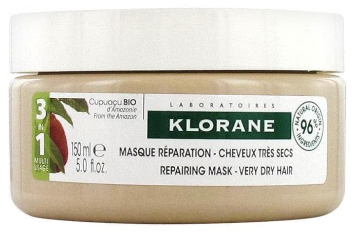 Klorane Repairing Mask Very Dry Hair 3-in-1 with Organic Cupuaçu Butter 150ml