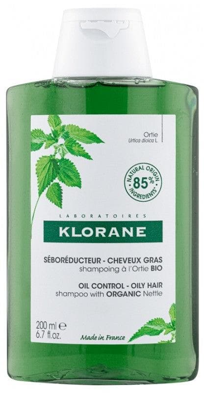 Klorane Shampoo with Organic Nettle Oil Control Oily Hair 200ml