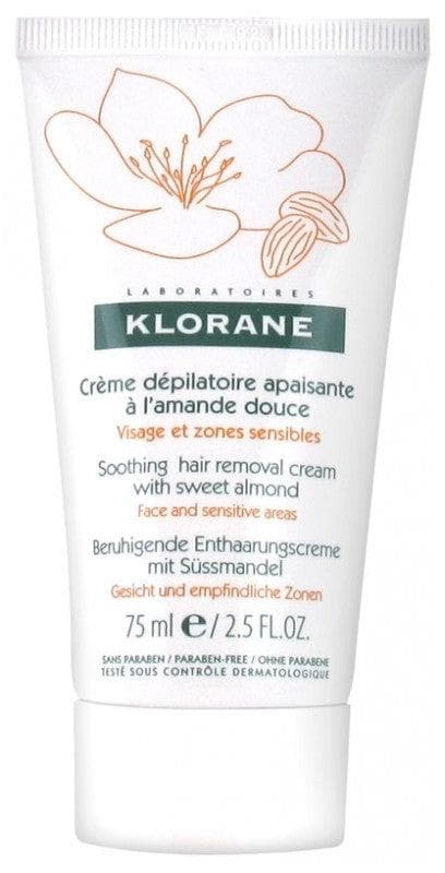 Klorane Soothing Hair Removal Cream With Sweet Almond 75ml