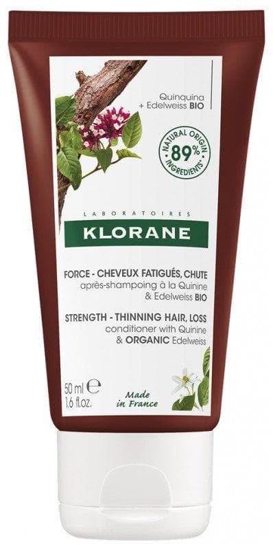 Klorane Strength Thinning Hair Loss Conditioner with Quinine and Organic Edelweiss 50ml