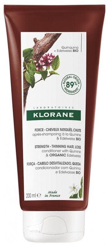 Klorane Strength Tired Hair & Fall Conditioner with Quinine and Edelweiss Organic 200ml