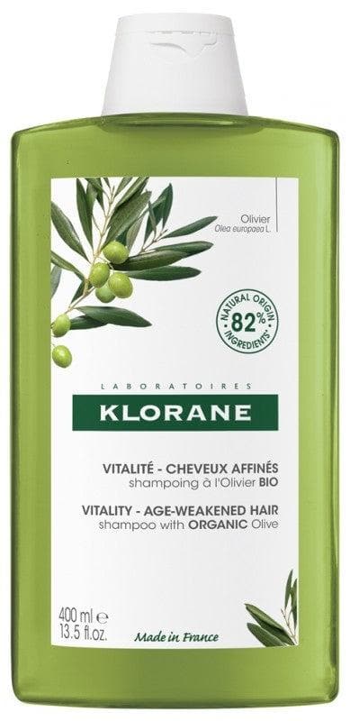 Klorane Vitality Age-Weakened Hair Shampoo with Olive Organic 400ml