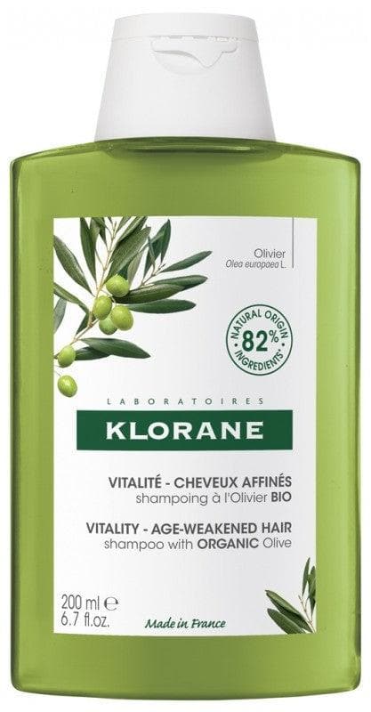 Klorane Vitality Age-Weakened Hair Shampoo with Organic Olive 200ml