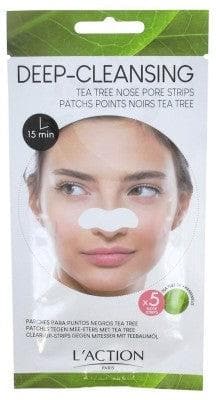 L'Action Paris - Tea Tree Nose Pore Strips 5 Strips
