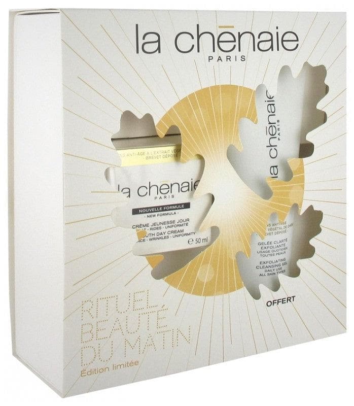 La Chênaie Morning Beauty Ritual Set Youth Day Cream 50ml + Exfoliating Cleansing Gel 100ml Free