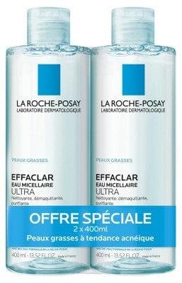 La Roche-Posay - Effaclar Ultra Micellar Water 2 x 400ml
