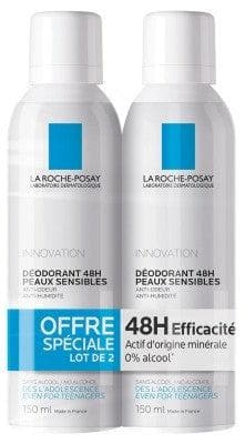 La Roche-Posay - Physiological Spray Deodorant 2 x 48H 150ml