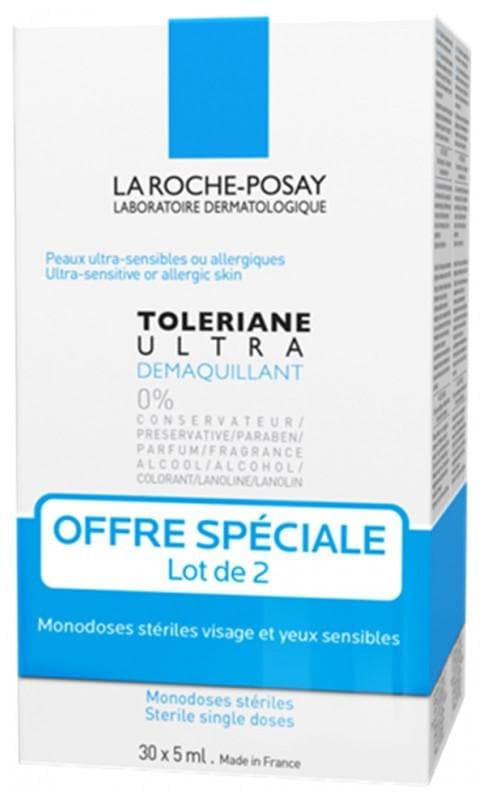 La Roche-Posay Toleriane Ultra Makeup Remover Sensitive Face and Eyes 2 x 30 Doses
