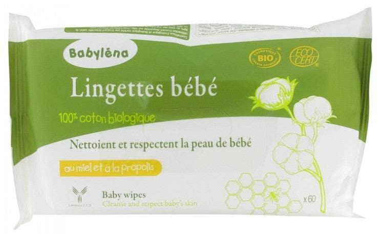 Laboratoire CCD Babyléna Organic Baby Wipes 60 Wipes